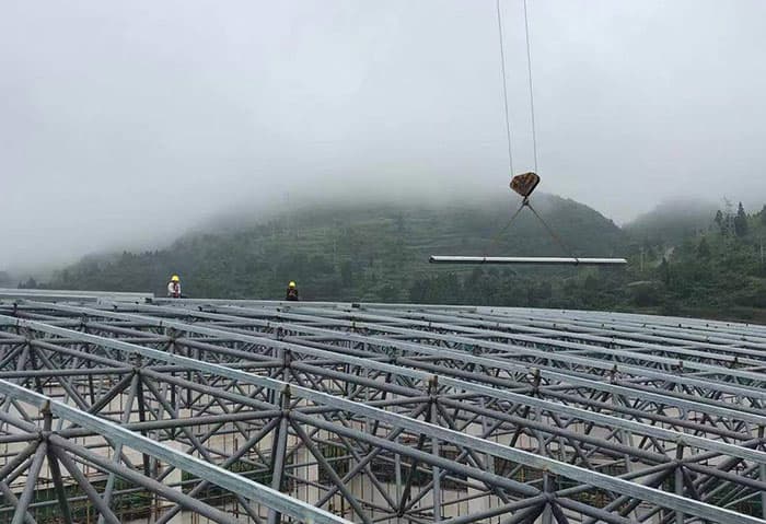 网架结构的三种支承方式